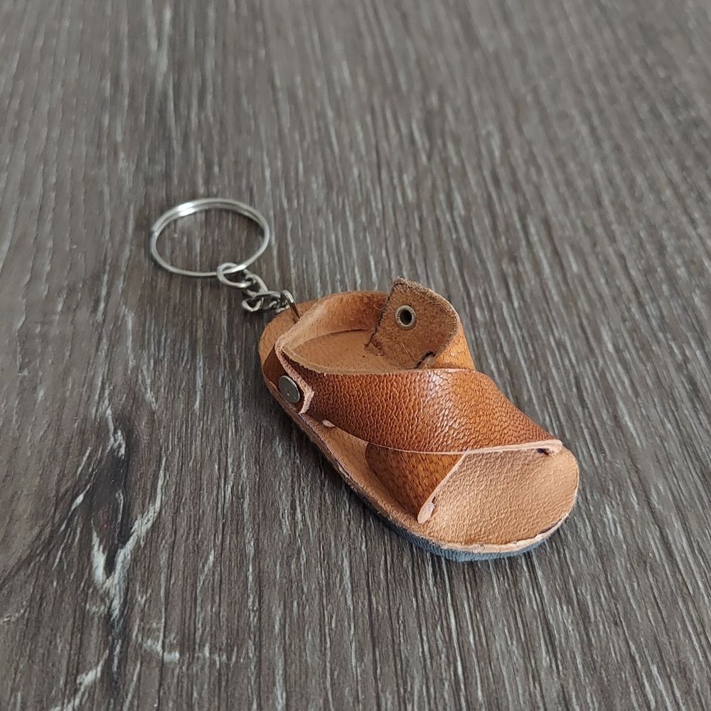 Mexico Mini Sandal Leather Huarache Keychain